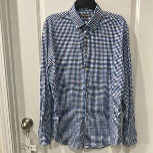 Peter Millar Size Large Summer Comfort Button Down